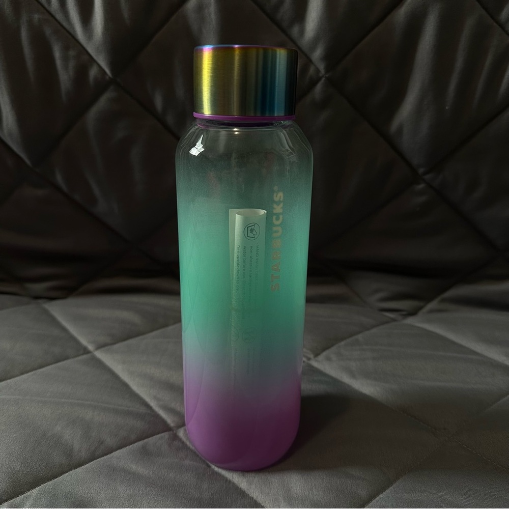 NWT Starbucks Glass Water Bottle